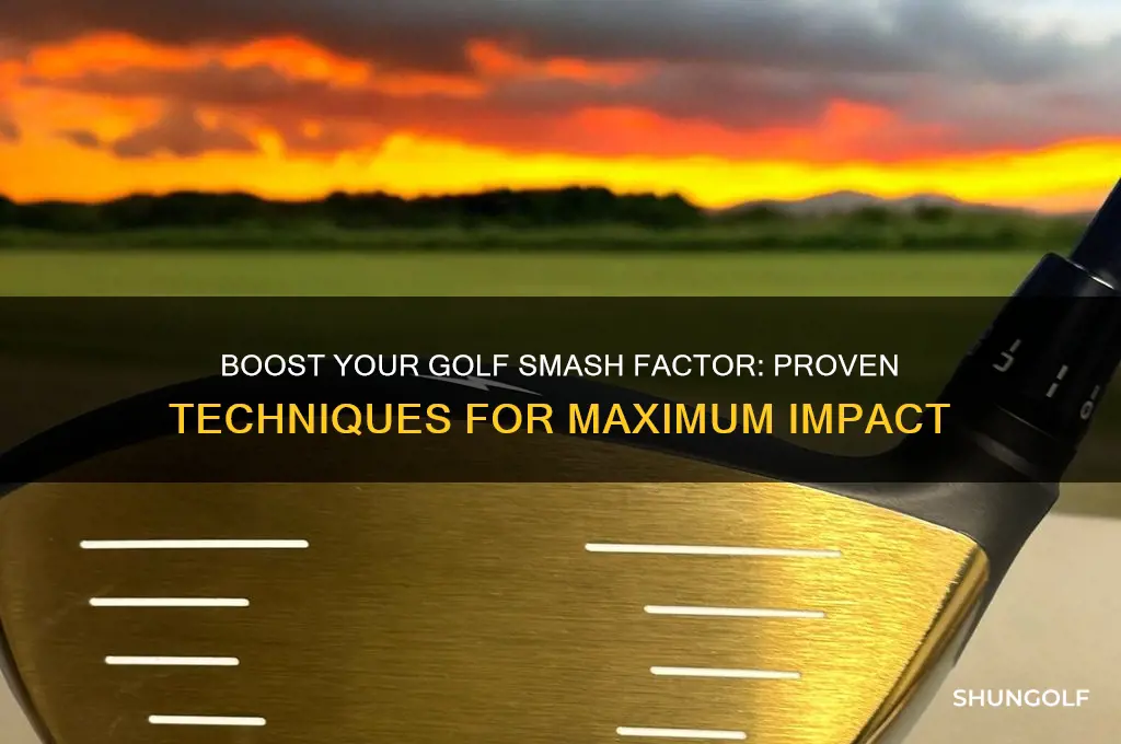 how to improve smash factor in golf