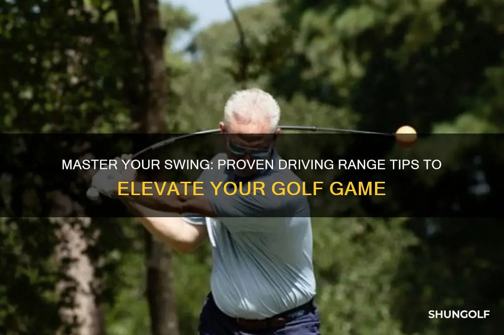 how to improve your golf game at the driving range