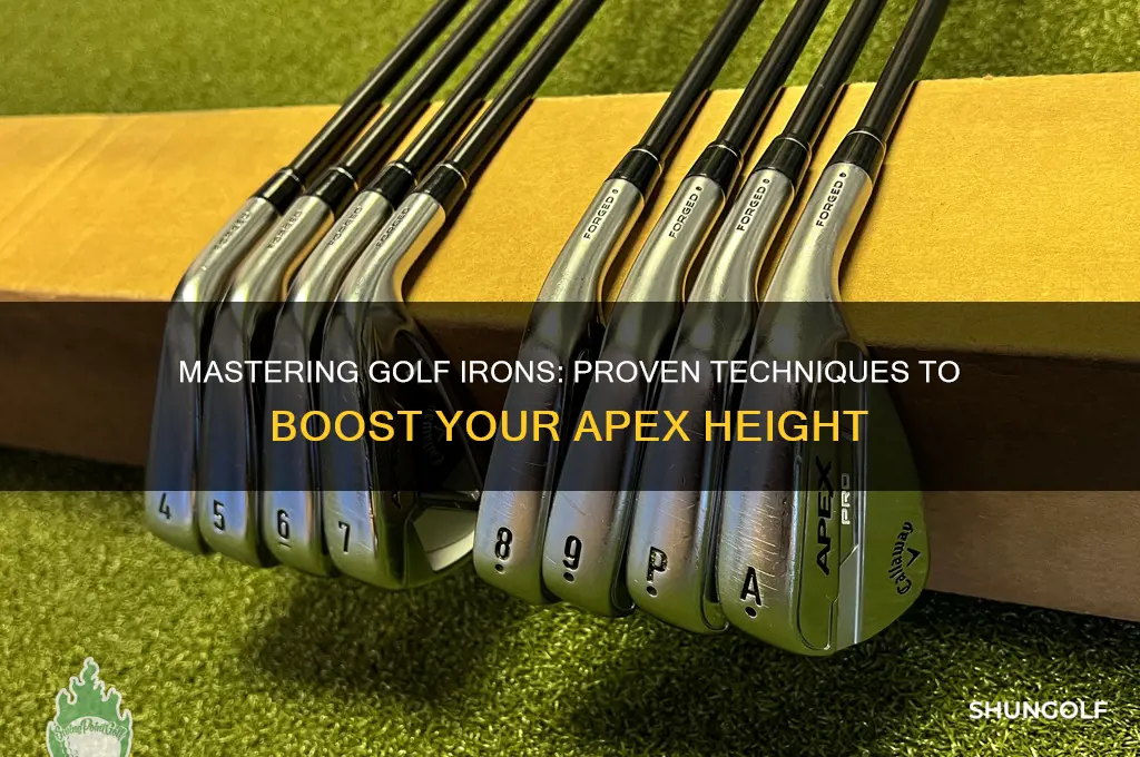 how to increase apex with golf irons
