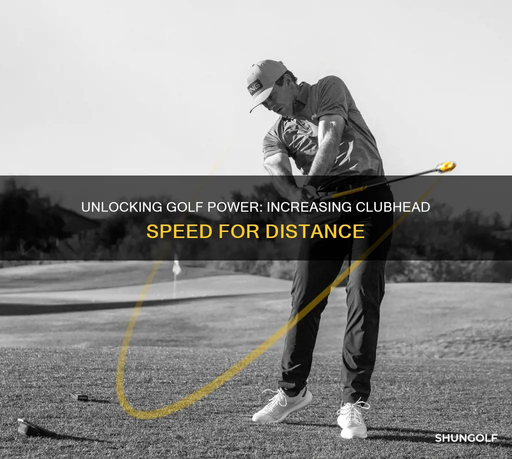 how to increase clubhead speed golf