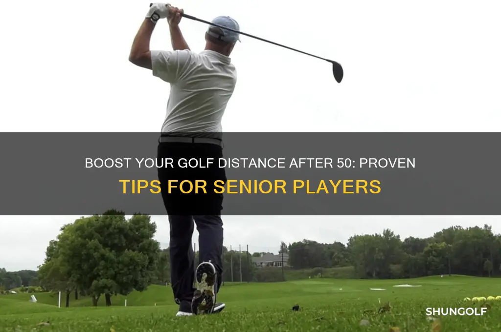 how to increase distance in golf over 50