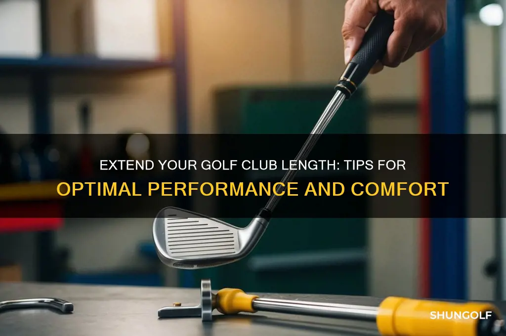 how to increase golf club length