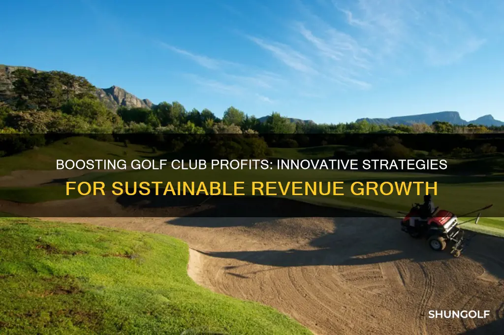 how to increase golf club revenue