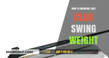 Boost Your Golf Swing Power: Tips to Increase Club Weight