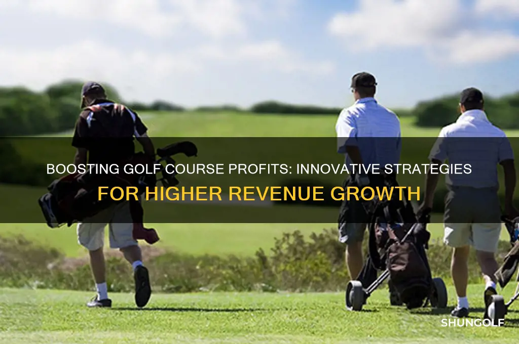how to increase golf course revenue