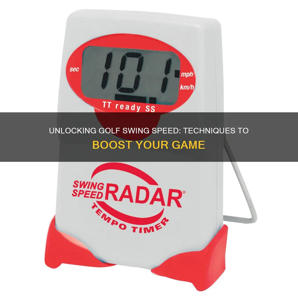 how to increase golf seing speed