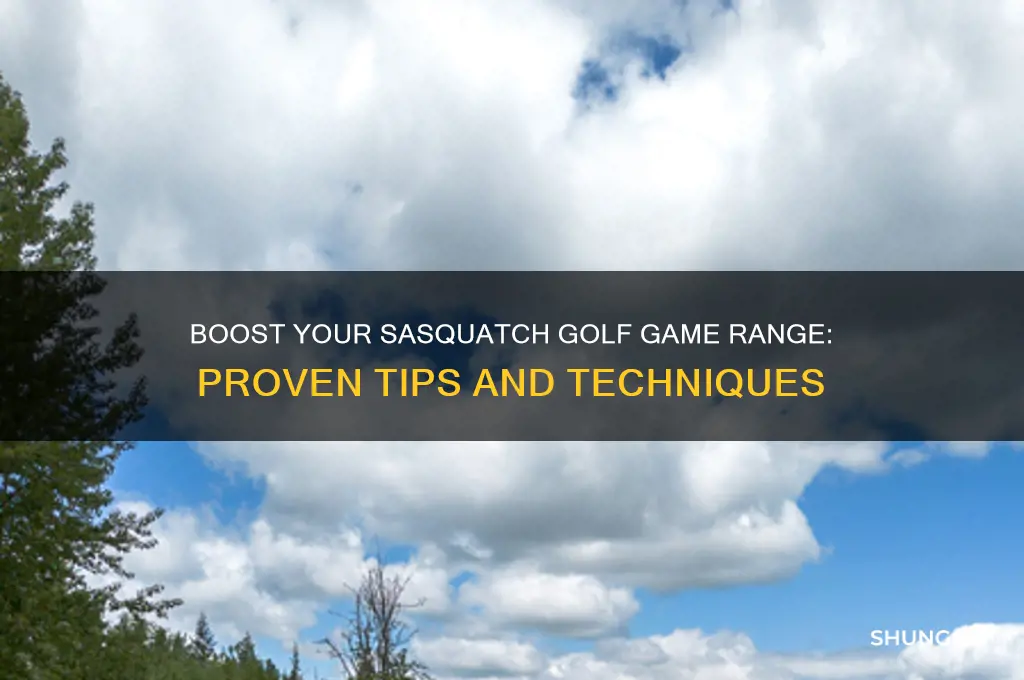 how to increase range in sasquatch golf game