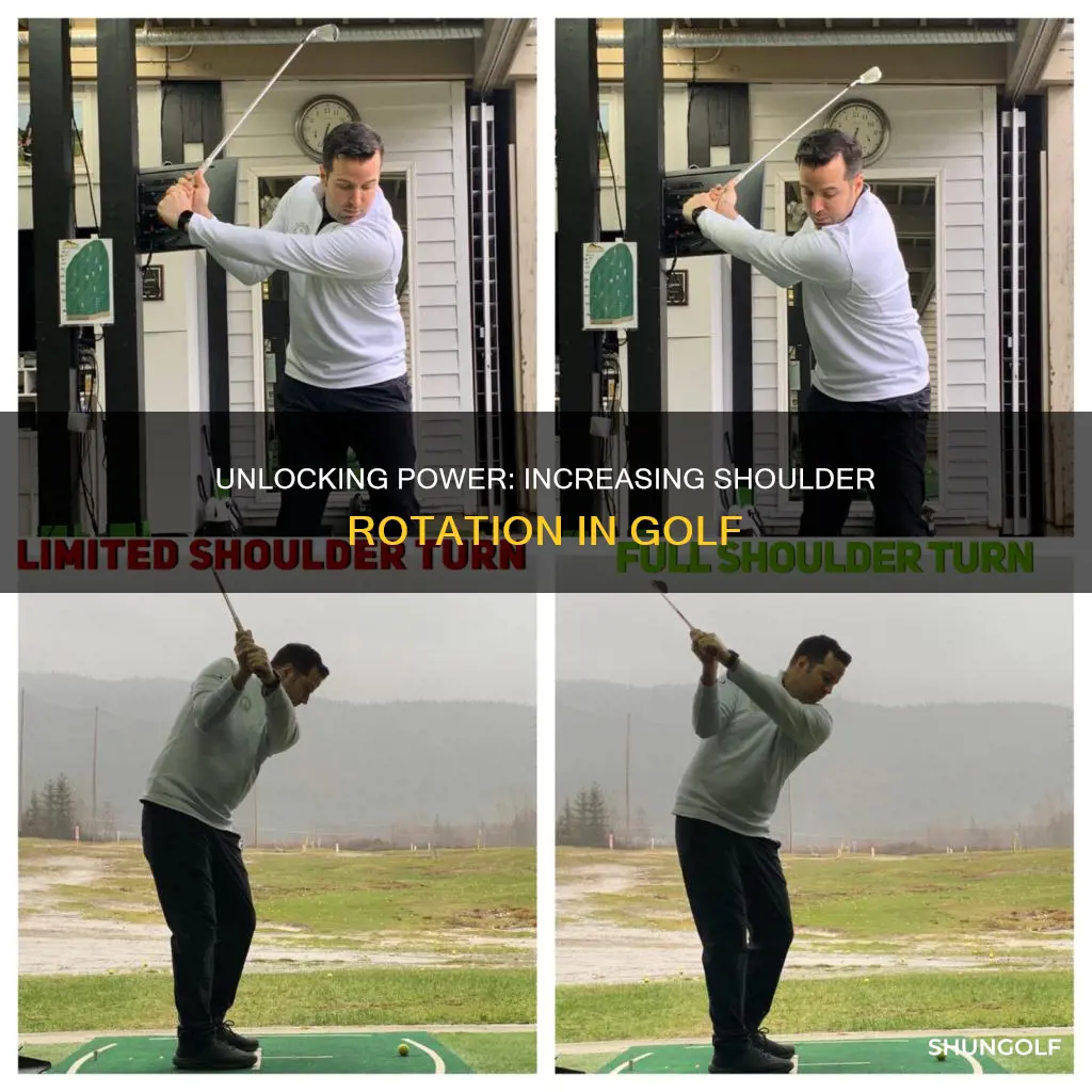 how to increase shoulder rotation golf