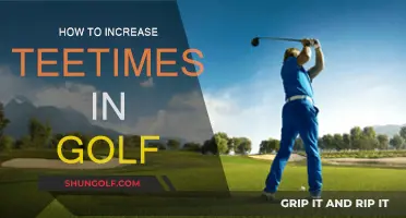 More Golf, Less Wait: Strategies to Increase Tee Times