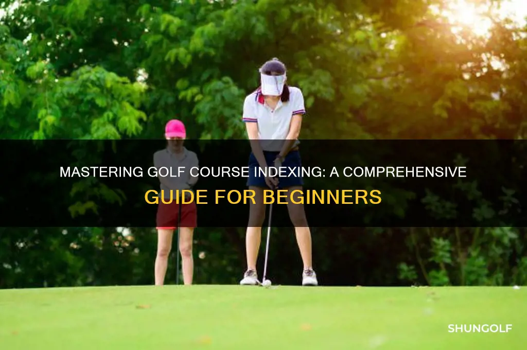 how to index a golf course