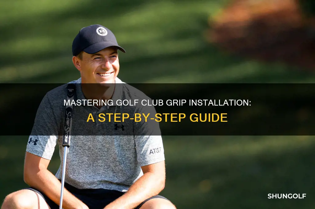 how to instal golf club grips
