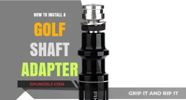 Mastering the Art of Golf Shaft Adapter Installation: A Step-by-Step Guide