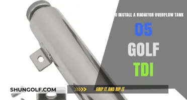 Installing a Radiator Overflow Tank in Your 05 Golf TDI: Step-by-Step Guide