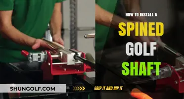 Mastering the Art of Installing a Spined Golf Shaft