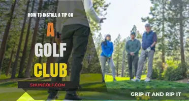 Mastering Golf Club Maintenance: A Step-by-Step Guide to Installing a Tip
