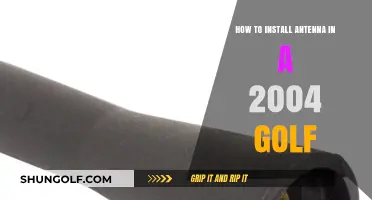 Easy Guide to Installing an Antenna in Your 2004 Golf