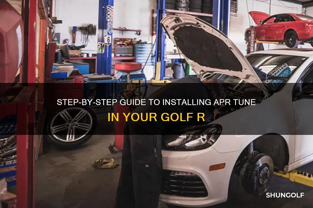 how to install apr tune in my golf r