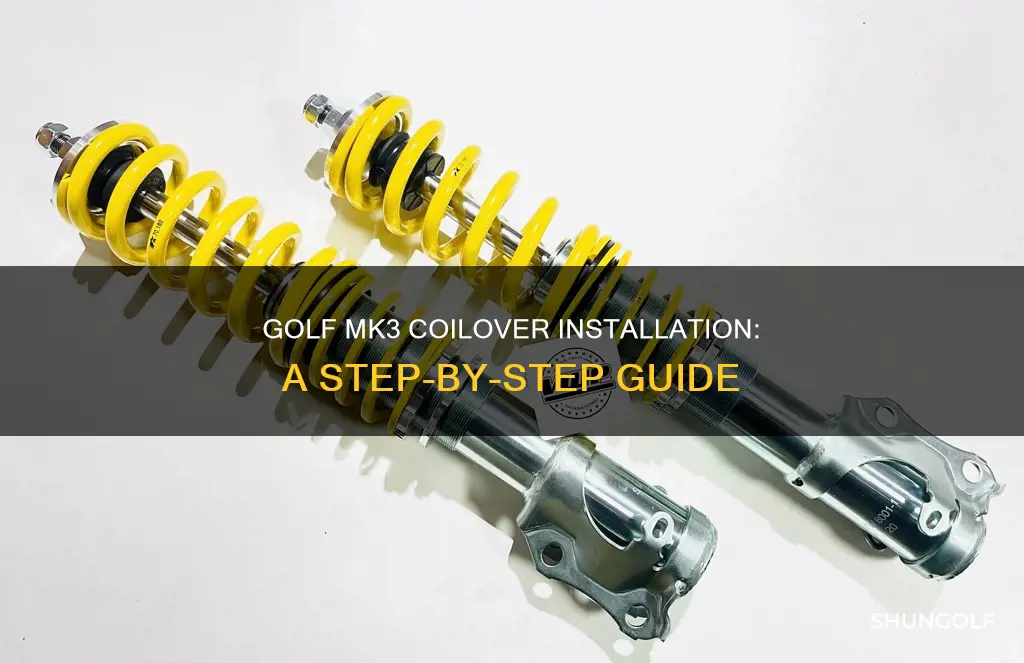 how to install coilovers mk3 golf
