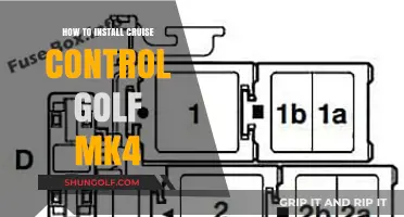 Easy Guide: Installing Cruise Control in Your Volkswagen Golf MK4