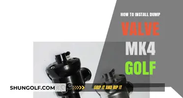 Step-by-Step Guide to Installing a Dump Valve on Your MK4 Golf
