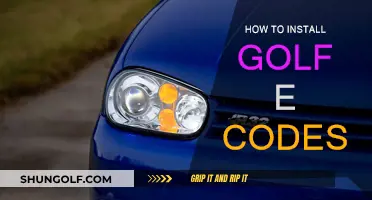 Golf e-Codes: Installation Guide for Beginners