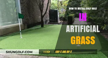 Easy Steps to Install a Golf Hole in Artificial Grass