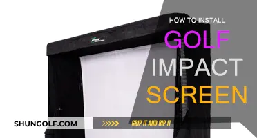 Guide to Installing a Golf Impact Screen at Home