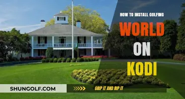 Install Golfing World on Kodi: Easy Step-by-Step Guide