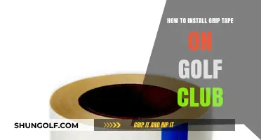 Mastering Golf Club Grip Tape Installation: A Step-by-Step Guide