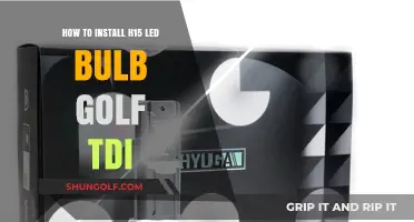 Easy Guide to Installing H15 LED Bulb in Your Golf TDI