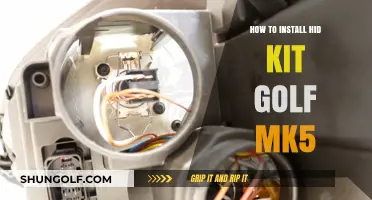 Step-by-Step Guide: Installing HID Kit in Your Golf MK5