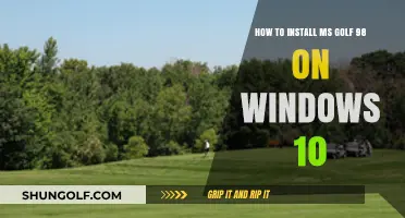 Installing MS Golf 98 on Windows 10: A Step-by-Step Guide