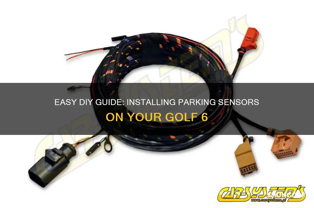 how to install parking sensors golf 6