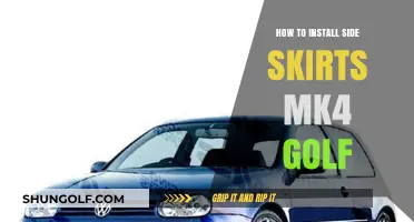 Step-by-Step Guide: Installing Side Skirts on Your MK4 Golf