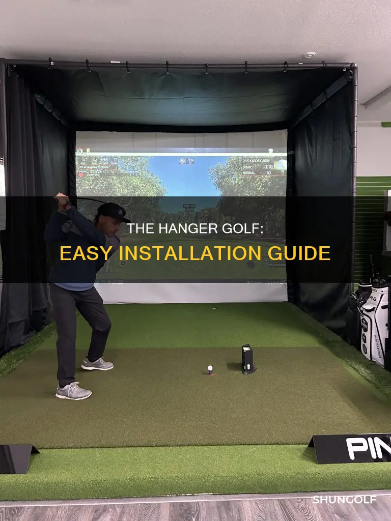 how to install the hanger golf