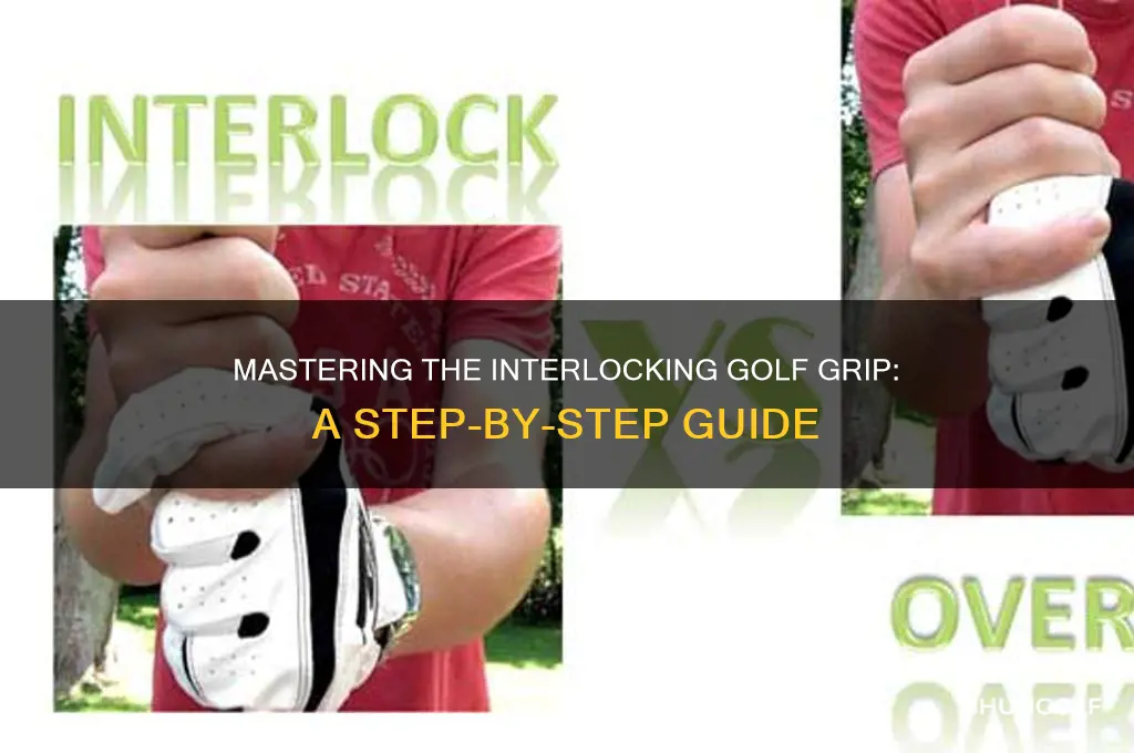 how to interlock grip a golf club