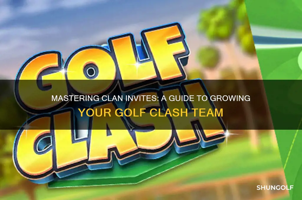 how to invite clan members golf clash