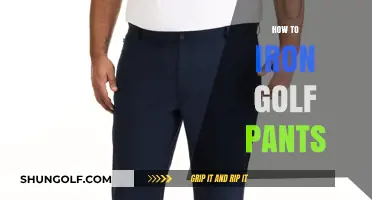 Master the Art of Ironing Golf Pants: A Step-by-Step Guide