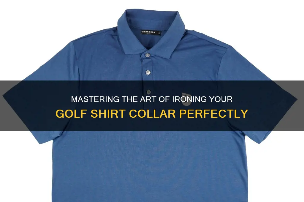 how to iron golf shirt collar
