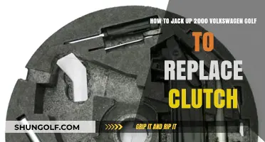 Jacking Up a 2000 VW Golf for Clutch Replacement: Step-by-Step Guide