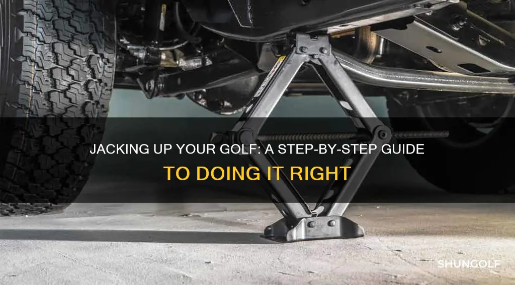 how to jack up a golf