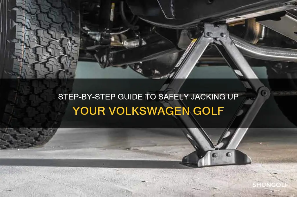 how to jack up a volkswagen golf