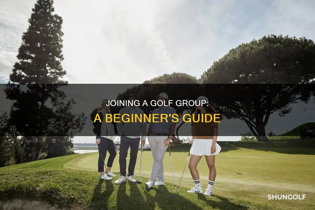 how to join a golf group