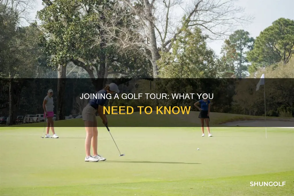 how to join a golf tour