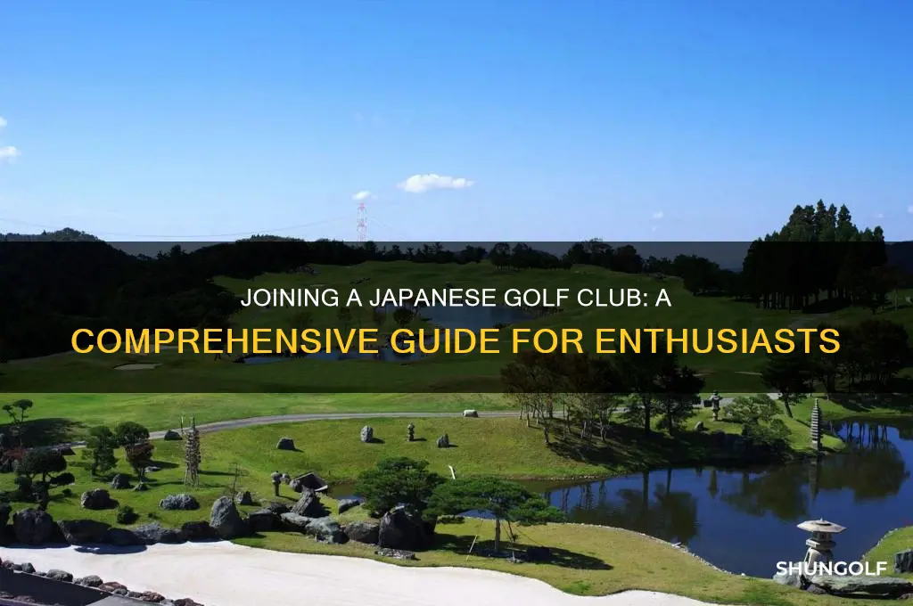 how to join a japanese golf club