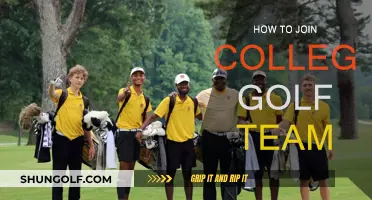 Joining a College Golf Team: Steps to Take