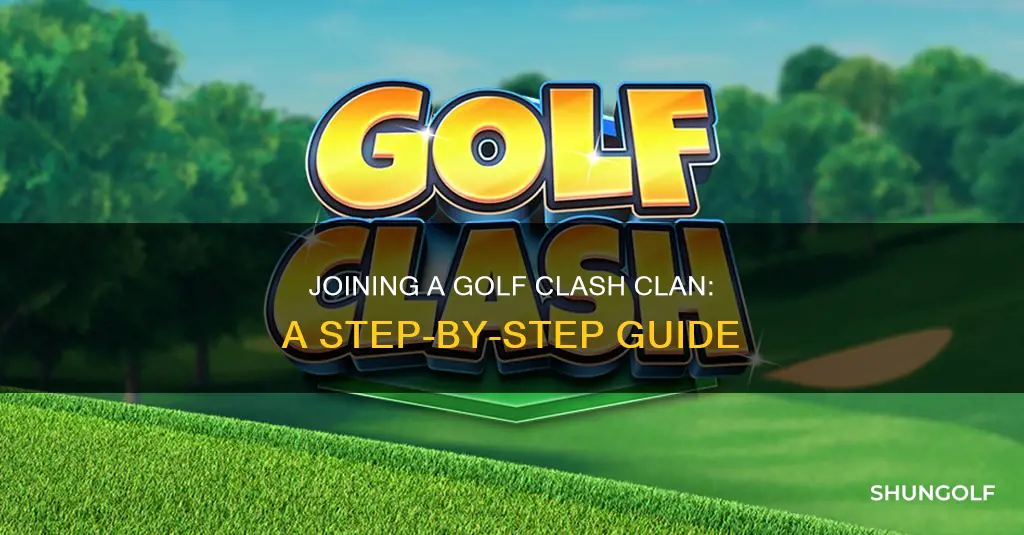 how to join golf clash clan