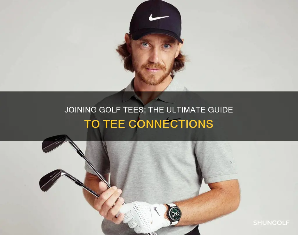 how to join golf tees