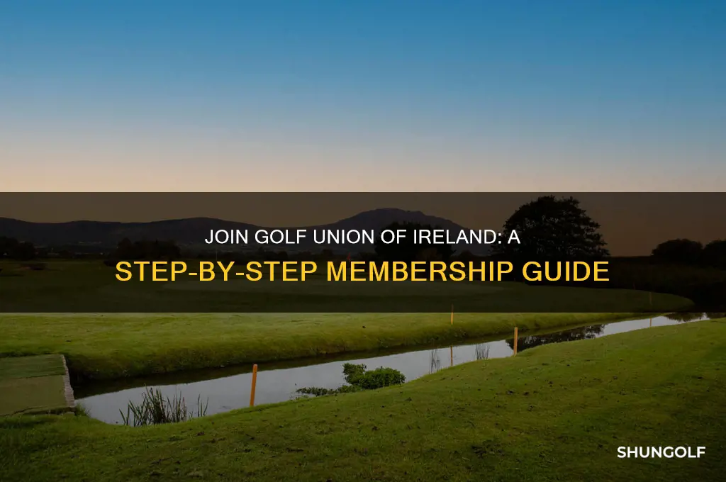 how to join golf union of ireland