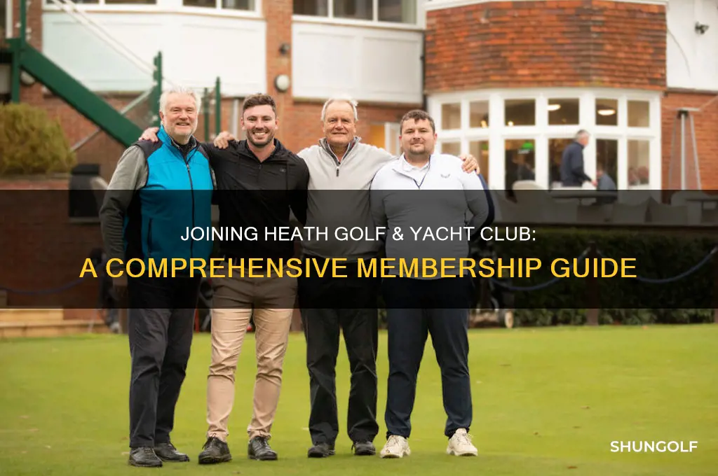 how to join heath golf and yacht club